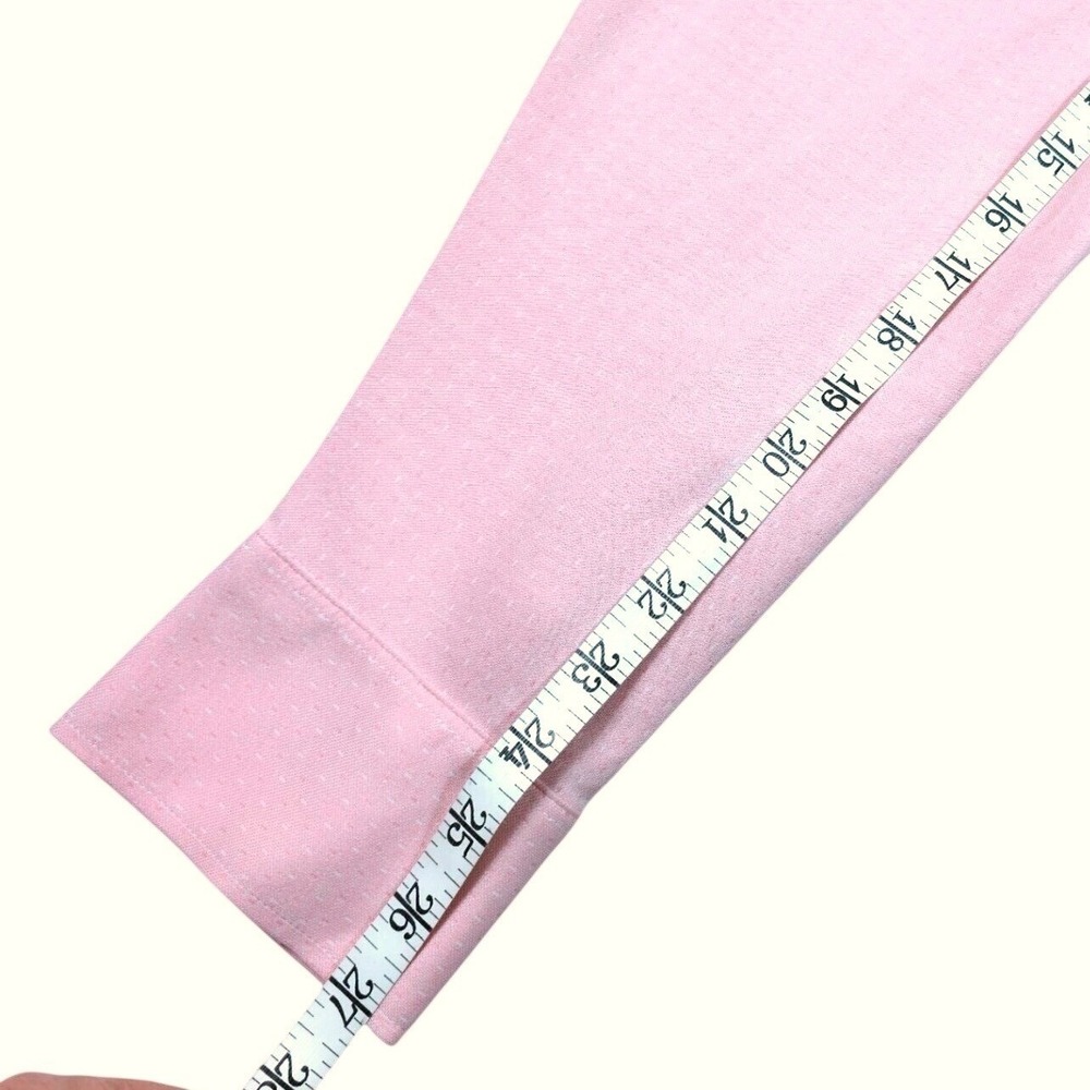 Tommy Bahama IslandZone San Lucio Stretch Pink Micro Dot Shirt XXL Men Long Slve - Picture 5 of 9